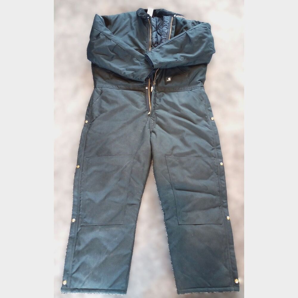 Carhartt Men's Coveralls Black Yukon Arctic Extremes Insulated Size 48 reg XL WT
